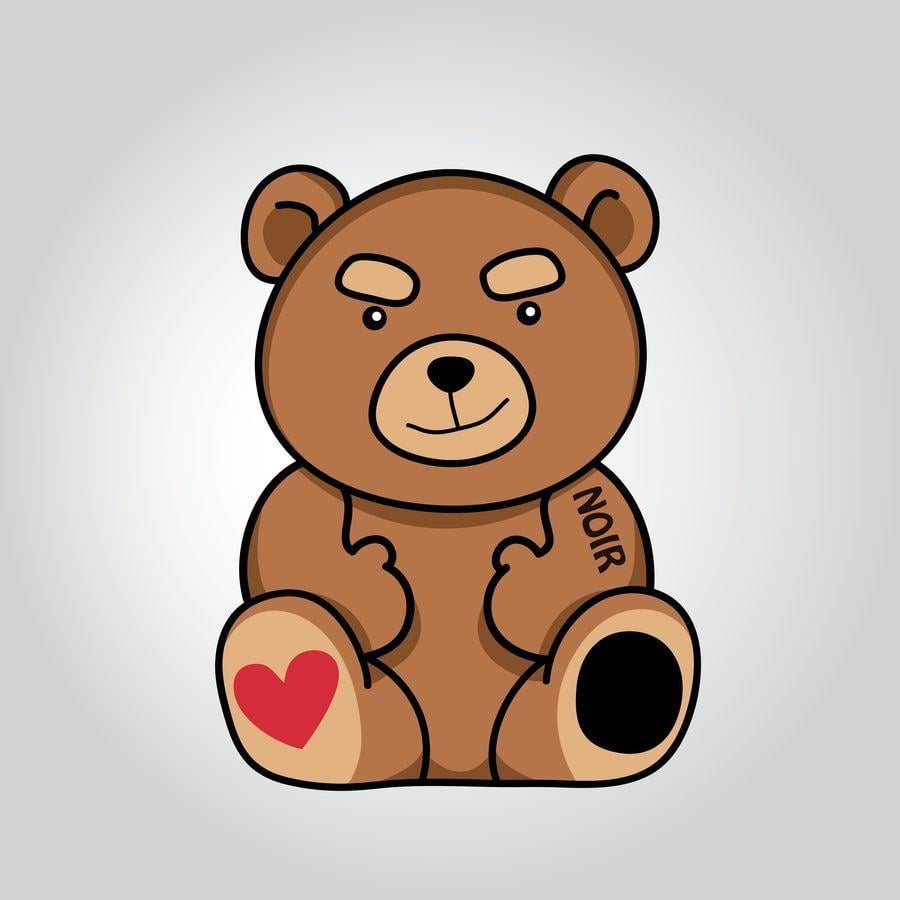 Teddy Bear Logo - Entry #6 by dovahcrap for Create a Teddy Bear Logo for a shirt ...