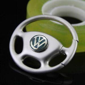 Automotive Car Logo - Auto Car LOGO Mini 3D steering wheel metal Keychains Key Ring chain ...