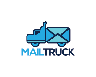 Mail Truck Logo - Mail Truck Designed by SimplePixelSL | BrandCrowd