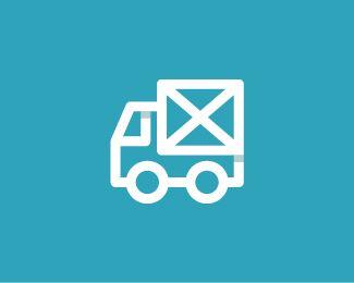 Mail Truck Logo - Mail Truck Designed by krasnoshchek | BrandCrowd
