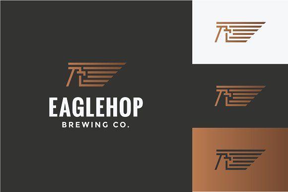 Tan Eagle Logo - Eagle Logo Logo Templates Creative Market