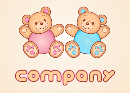 Teddy Bear Logo - teddy bears Logo Design