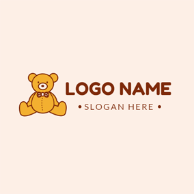 Teddy Bear Logo - Free Bear Logo Designs. DesignEvo Logo Maker