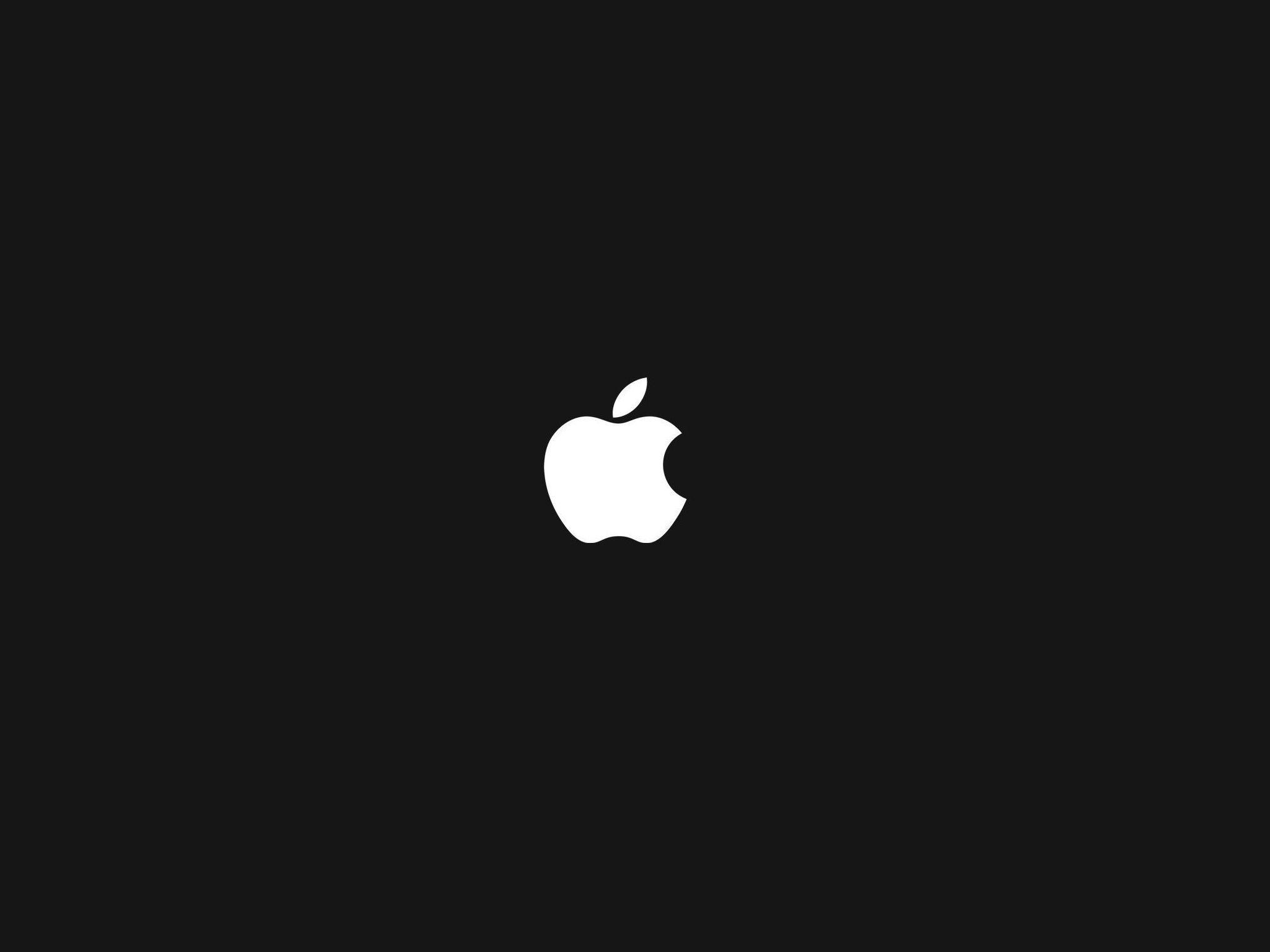 All Black Apple Logo - Computer: Apple Logo (black), picture nr. 27779