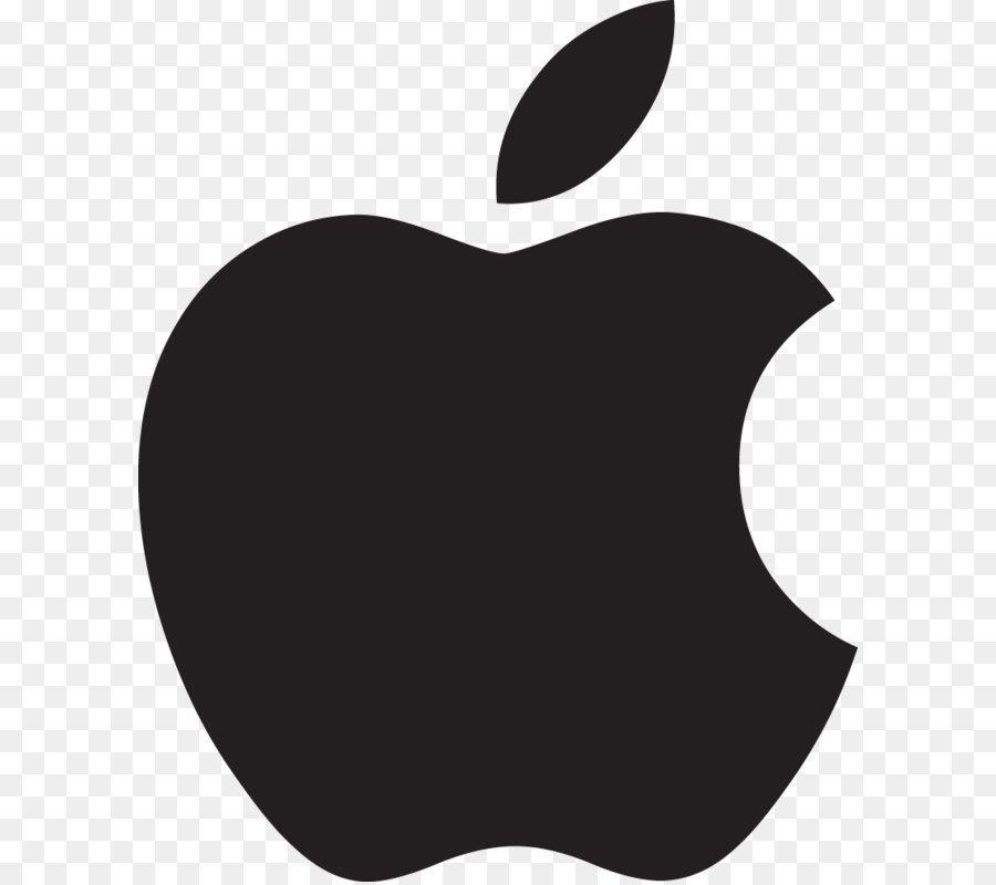 Black and White iOS Logo - Apple Logo Scalable Vector Graphics Icon - Pure black apple logo ...