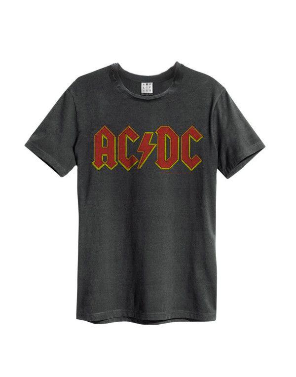 Official AC DC Logo - Official Amplified ACDC Logo Men's Vintage T-Shirt | Shop the ...