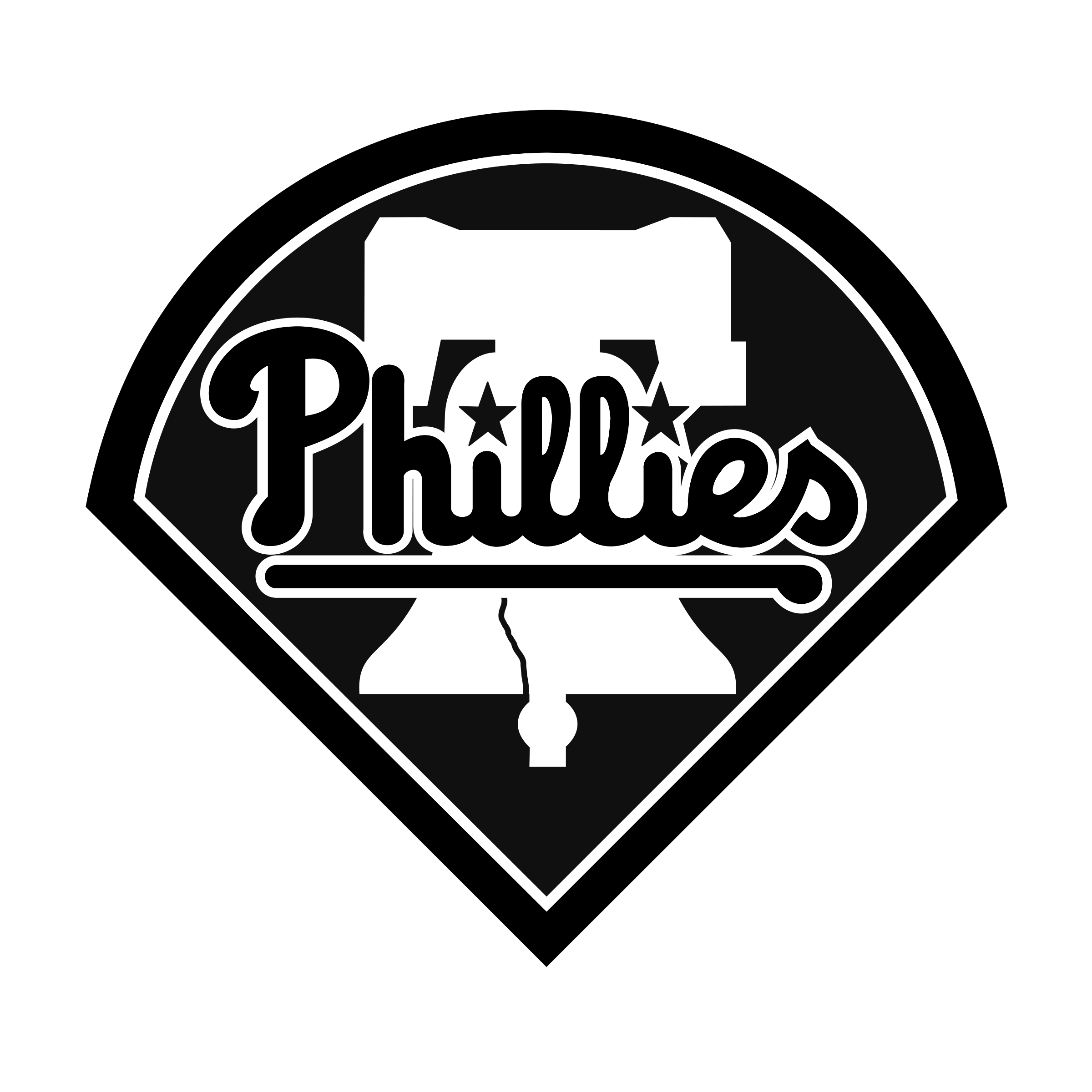 White Phillies Logo - Philadelphia Phillies Logo PNG Transparent & SVG Vector - Freebie Supply