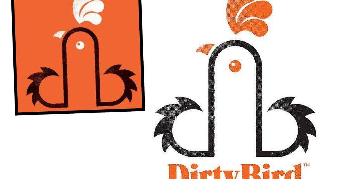Orange Bird Company Logo - Dirty Bird Cardiff food company defends 'rude phallic' logo - what ...