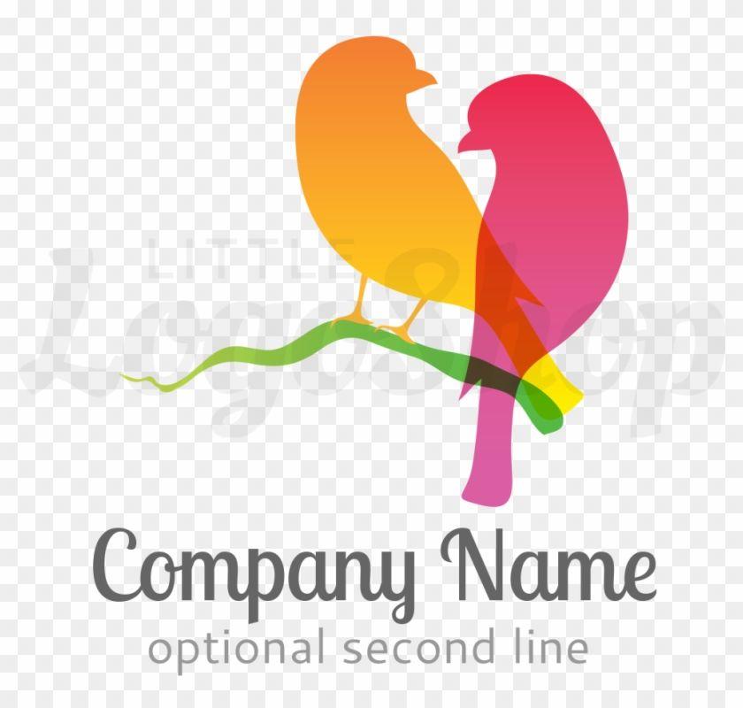 Orange Bird Company Logo - Share Via Email - Love Birds Logo Design - Free Transparent PNG ...