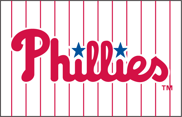 White Phillies Logo - Philadelphia Phillies Jersey Logo - National League (NL) - Chris ...