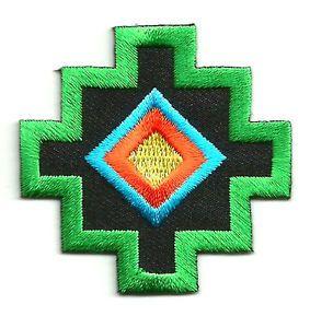 Southwestern Design Green Logo - Southwestern - Southwest design - Embroidered Iron On Patch - Style ...