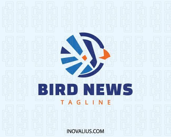 Orange Bird Company Logo - Bird News Logo Design