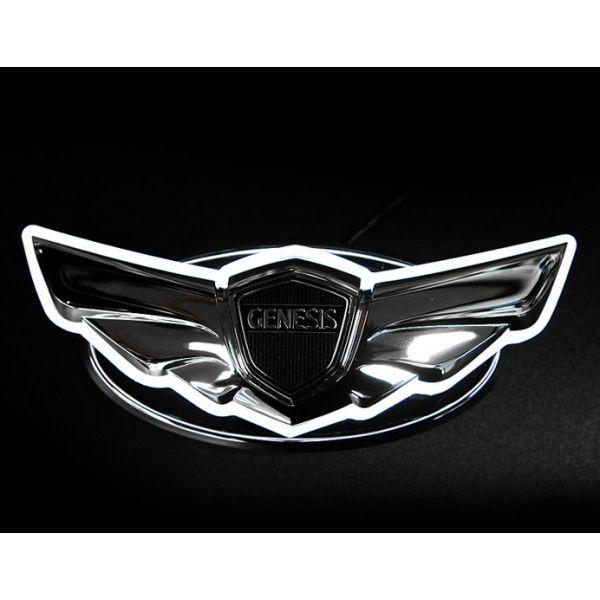 Genesis Coupe Logo - 2-Way Wing LED emblem genesis coupe