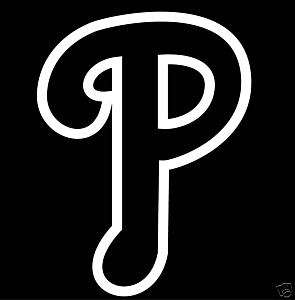 White Phillies Logo - Philadelphia Phillies Logo PINK P Vinyl Sticker 2 i on PopScreen