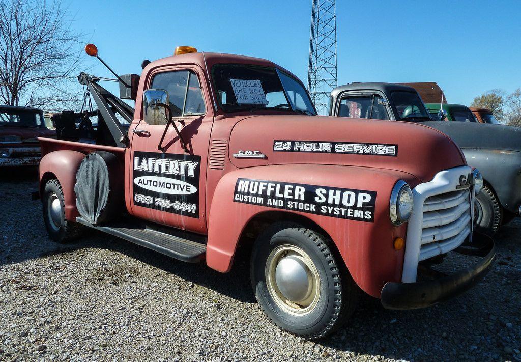 Vintage GMC Truck Logo - Lafferty Automotive's '50's Vintage GMC Tow Truck | West Col… | Flickr