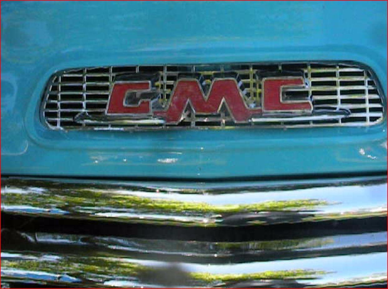 Vintage GMC Truck Logo - 1955-1959 GMC Hood Emblems – Jim Carter Truck Parts