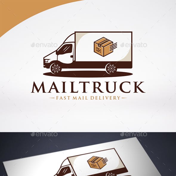 Mail Truck Logo - Trucks Carriage Logo Templates from GraphicRiver