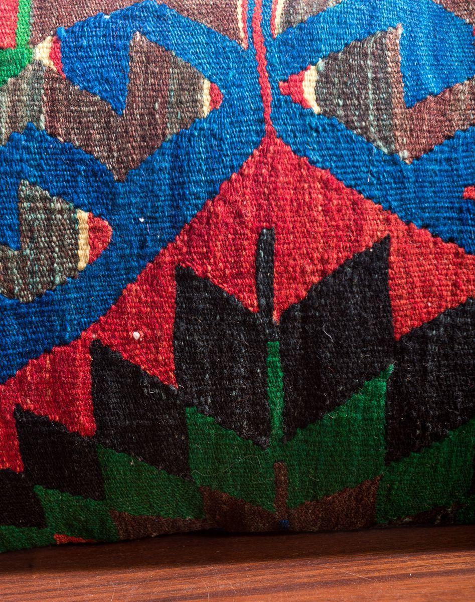 Southwestern Design Green Logo - Southwestern Design Green-Red-Blue Handmade Wool & Cotton Kilim ...