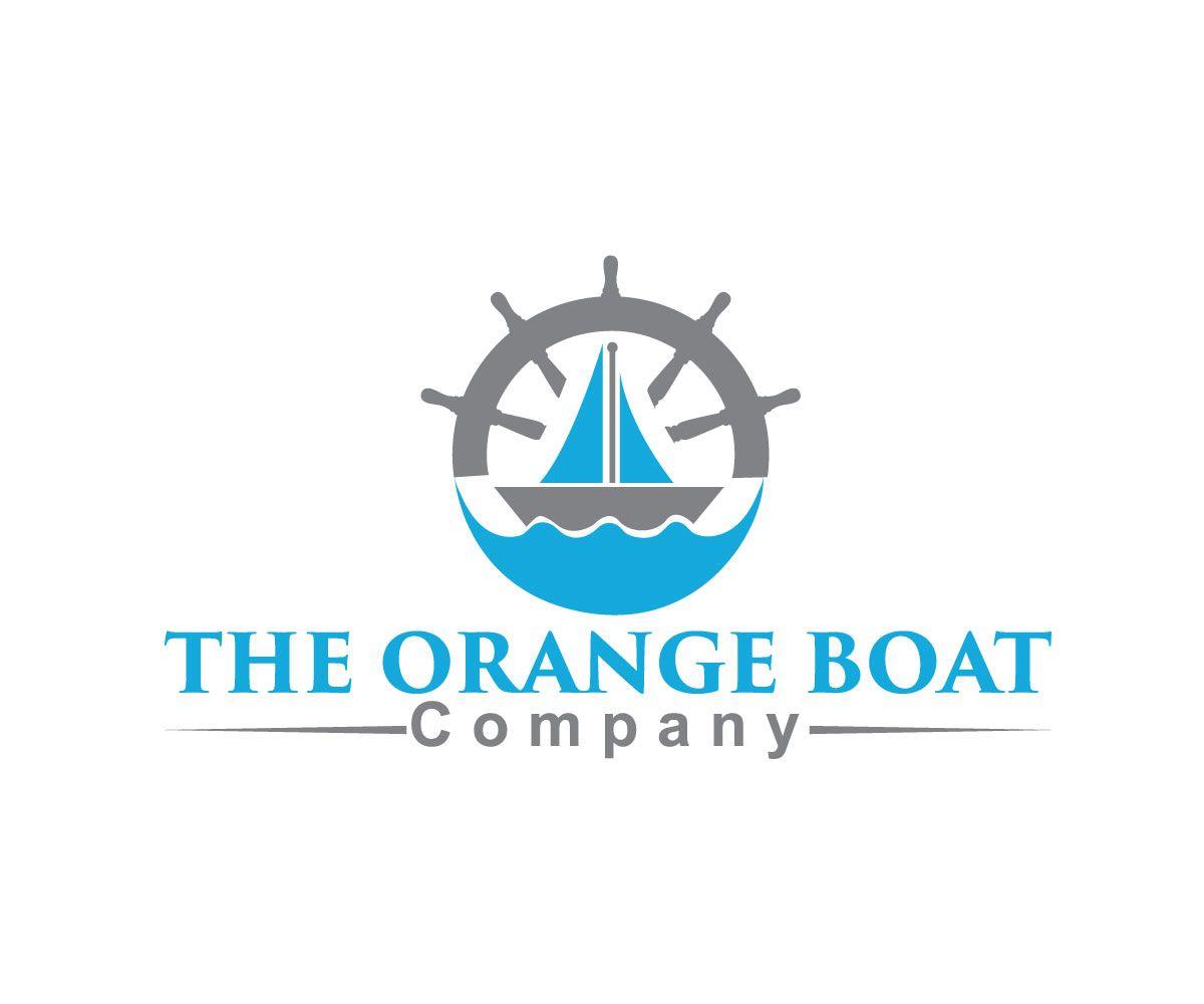Orange Bird Company Logo - Playful, Traditional, Marine Logo Design for The Orange Boat Company