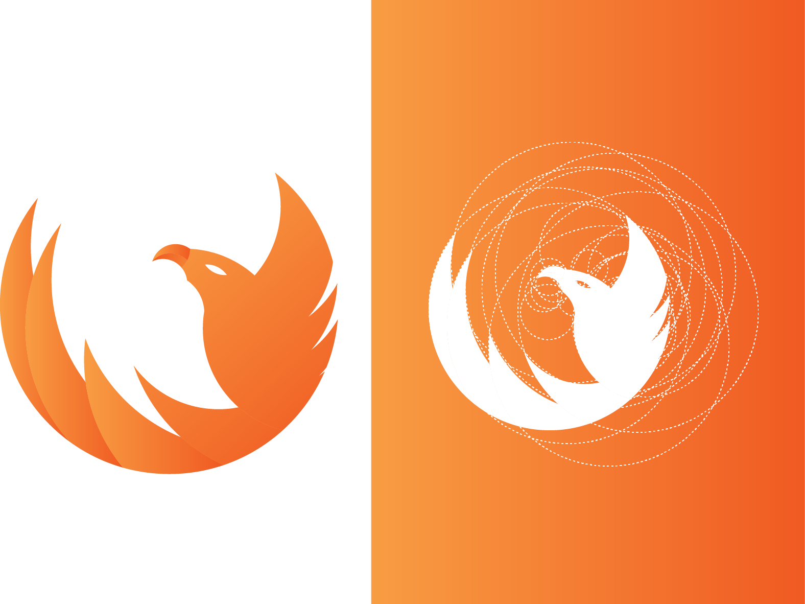 Orange Bird Company Logo - Eagle bird logo