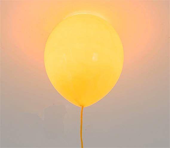 Light Blue Orange Red Sphere Logo - Modern kids space, party, festival - The balloon Ceiling light ...