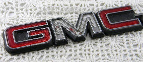 Vintage GMC Truck Logo - Vintage GMC Truck emblem man cave mantique | Etsy