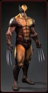 Brown and Yellow Wolverine Logo - wolverine comics brown yellow suit Berzerk