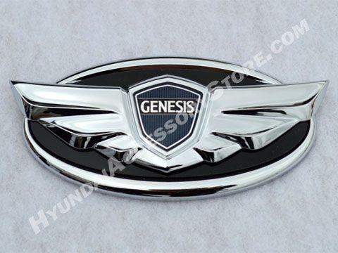 Hyundai Genesis Logo - 2010-15 Hyundai Genesis Coupe Winged Emblem