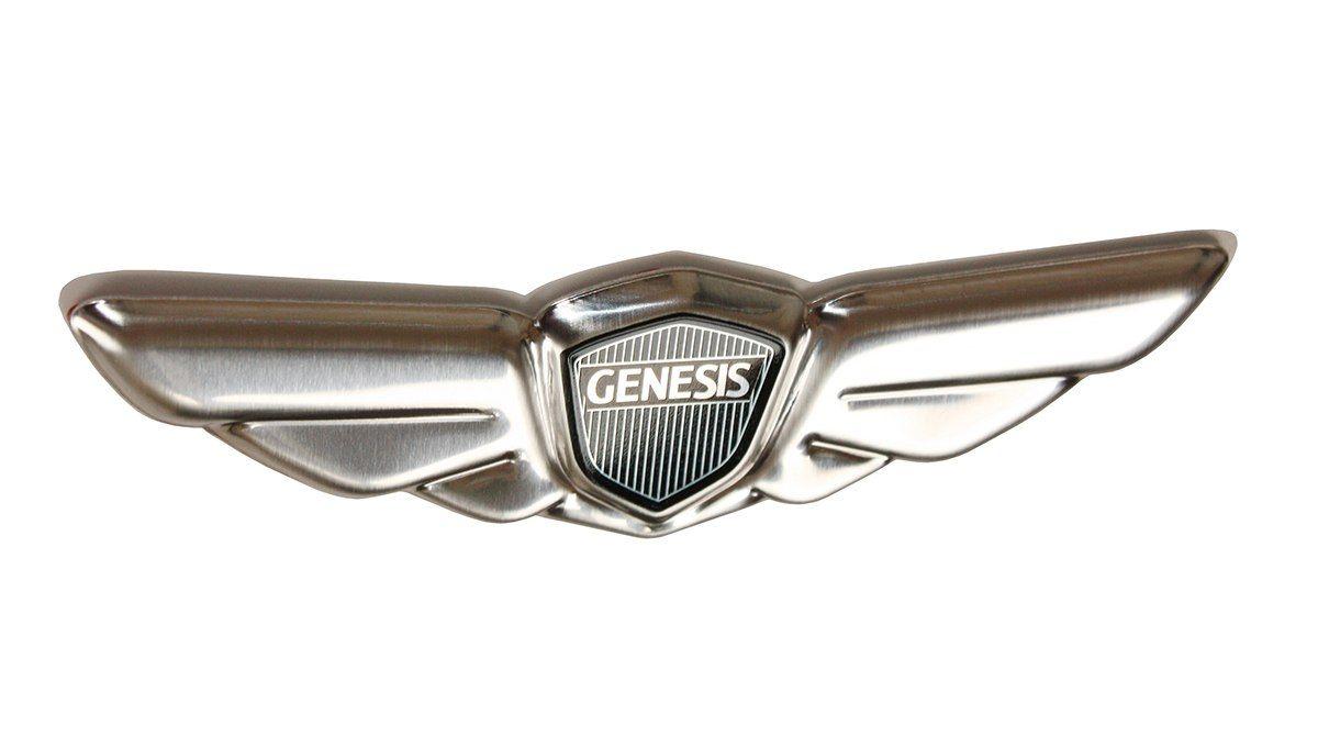 Genesis Coupe Logo - Genesis Sedan Mini Wing Wings Emblem Set 2009 2010 2011 2012 2013 ...