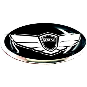 Genesis Coupe Logo - Genesis WING Steering Wheel Emblem Overlay Metal Coupe