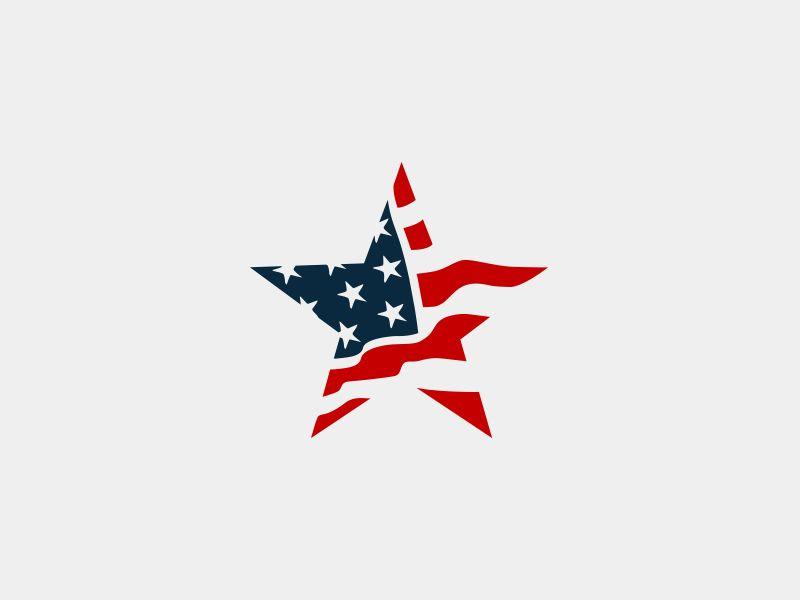 American Flaag Star Logo - American Star by Mersad Comaga | Dribbble | Dribbble