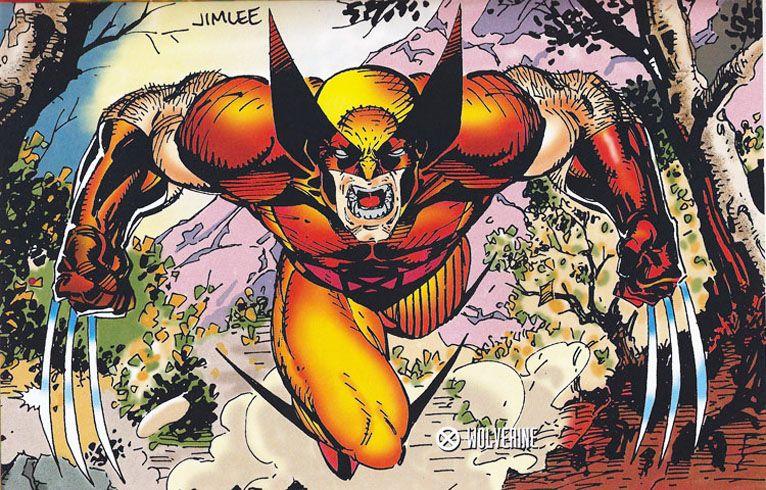 Brown and Yellow Wolverine Logo - The History of the Wolverine Costume