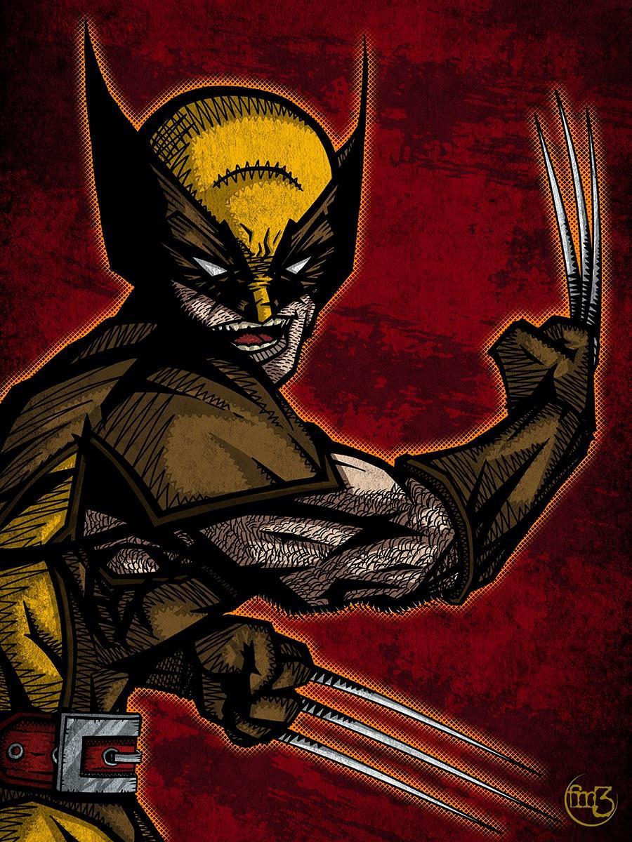 Brown and Yellow Wolverine Logo - My favorite Wolverine suit was always the brown and yellow so that's