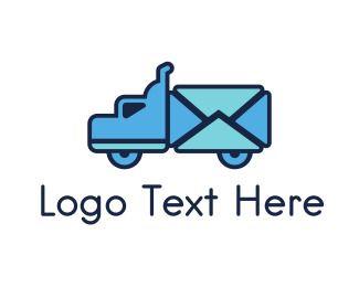 Mail Truck Logo - Envelope Logo Maker