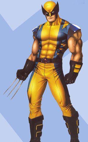 Brown and Yellow Wolverine Logo - The History of the Wolverine Costume - 90s Comics