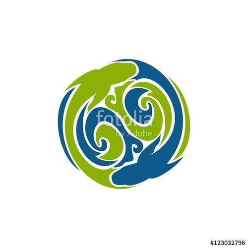 Zen Fish Logo - Abstract Fish Zen Yin Yang Logo Icon Stock Image And Royalty Free