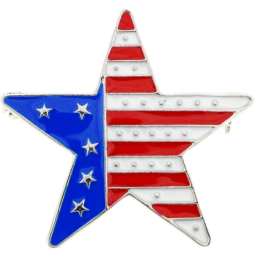 American Flaag Star Logo - American Flag Star Patriotic Pin Brooch & Pendant - Fantasyard ...