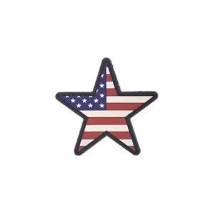 American Flaag Star Logo - American Flag Star PVC Morale Patch VELCRO® Patriot 2A 3% 1776 ...