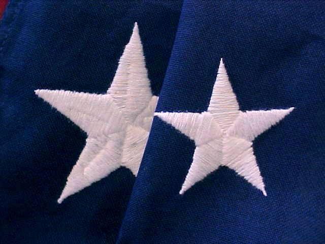 American Flaag Star Logo - USA Interment Flag, USA Casket flag, Government Specification ...