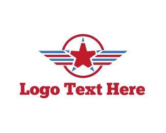 American Flaag Star Logo - Patriotic Logo Maker | BrandCrowd