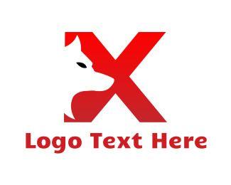 Red Letter X Logo - Letter X Logo Maker. Free to Try