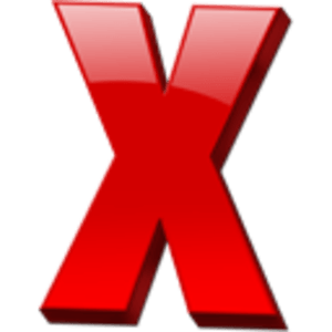 Red Letter X Logo - Red Letter X Clipart