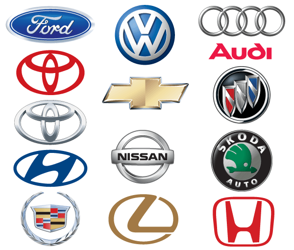 All Car Brand Logo - Famous Car Brand Logos Vector