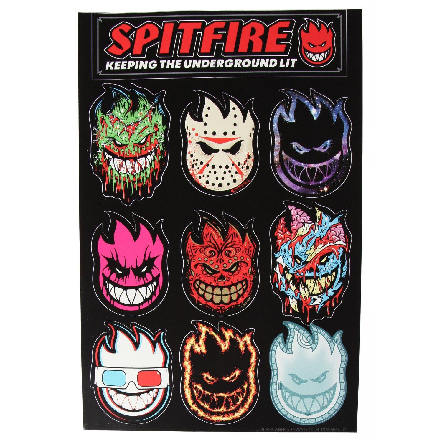 Spitfire Galaxy Logo - Spitfire 50 Ways Sticker Sheet | evo