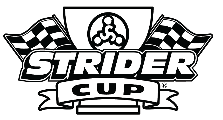 White Race Logo - Bike Racing in Boulder | Strider Cup Racing