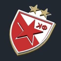 Red Star FC Logo - ▷ red star belgrade logo 3d models・cults3d