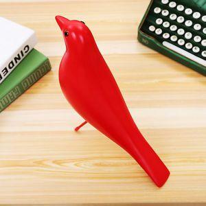 Green and Red Bird Shop Logo - Vitra Eames House Bird Resin Figurine for home office