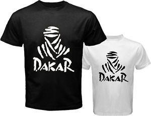 White Race Logo - Dakar Rally Off Road Automobile Race Logo Men's White Black T-Shirt ...
