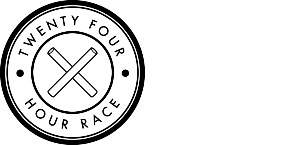 White Race Logo - 24 Hour Race