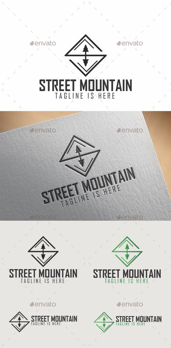 Street Mountain Logo - Mountain Street Logo Templates by rabudin | GraphicRiver